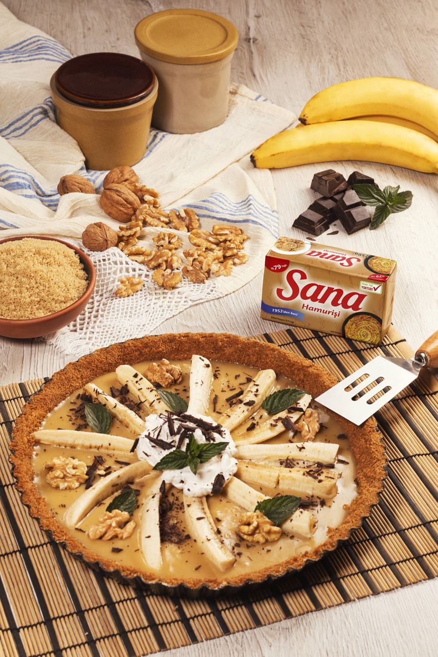 recipe image Karamelli Muzlu Tart (Banoffee Pie)