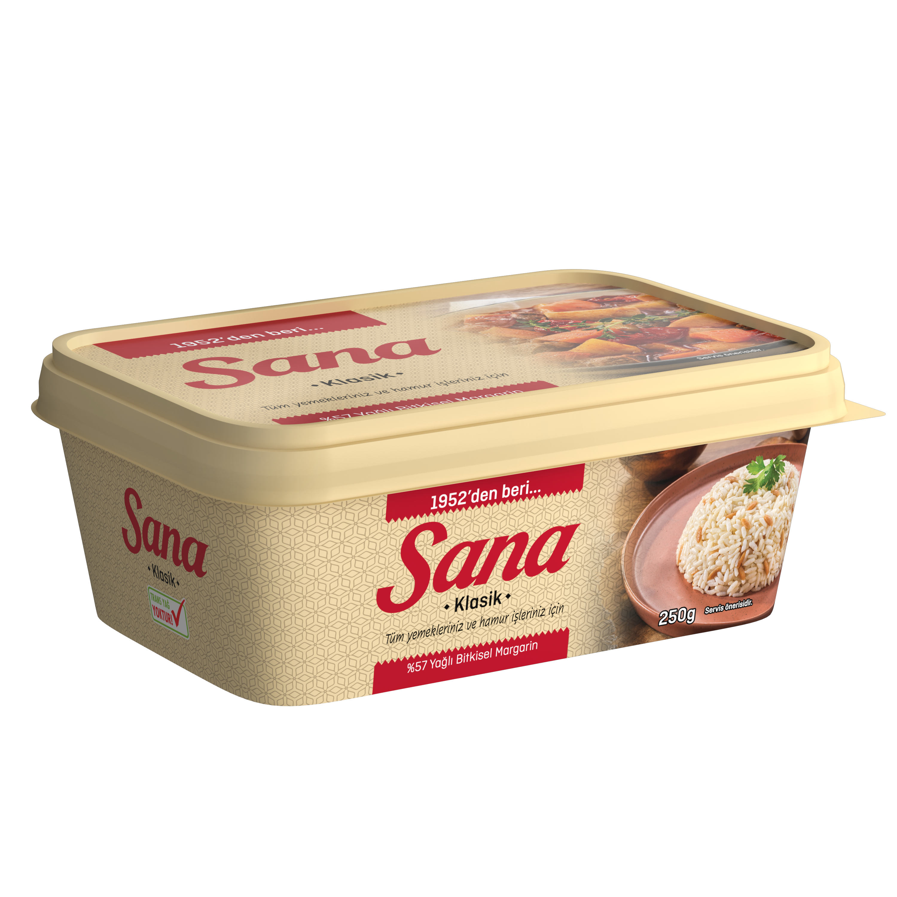 Sana Klasik 250gr tube side