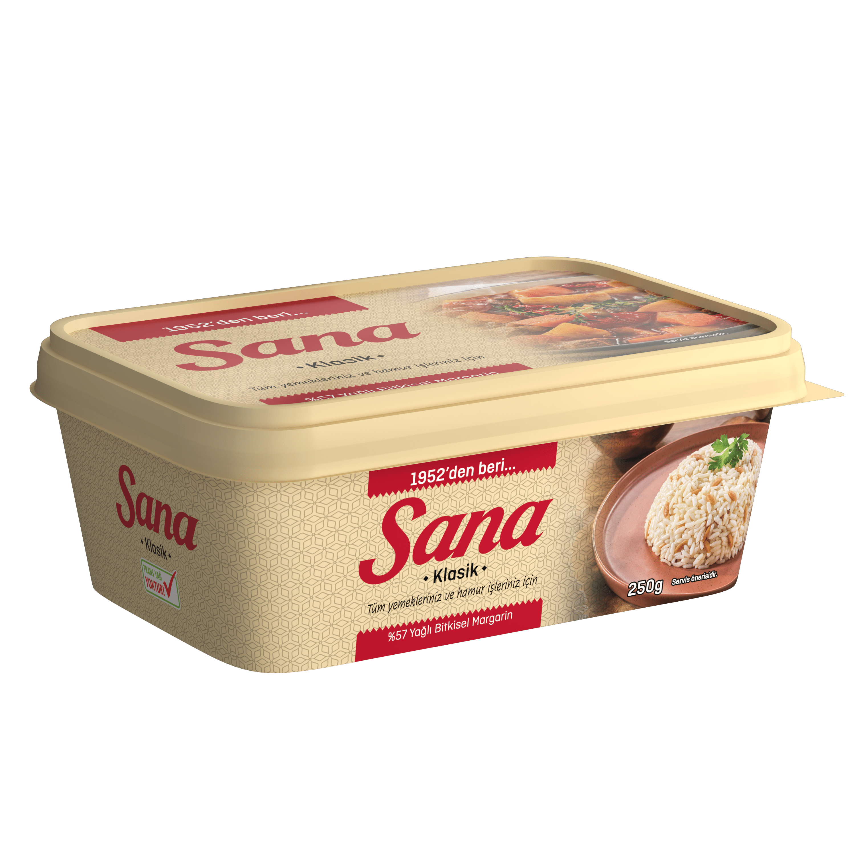 Sana Klasik 250gr tube side