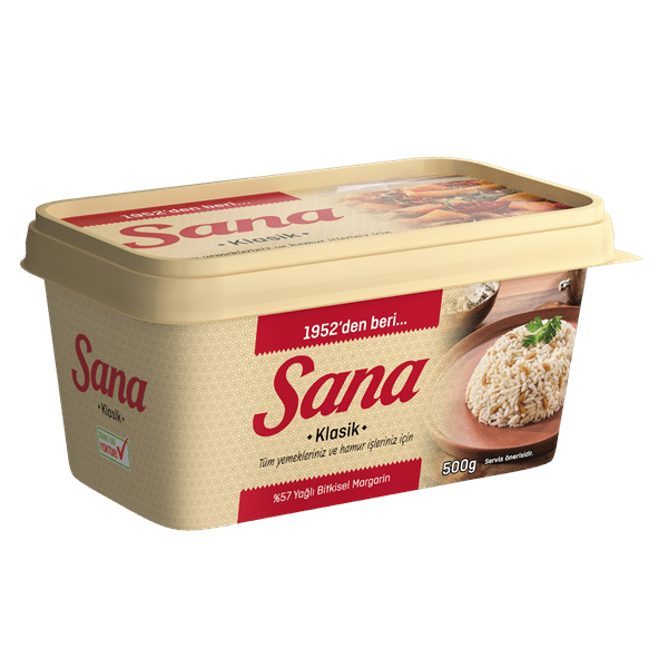 Sana Klasik 500g tube side