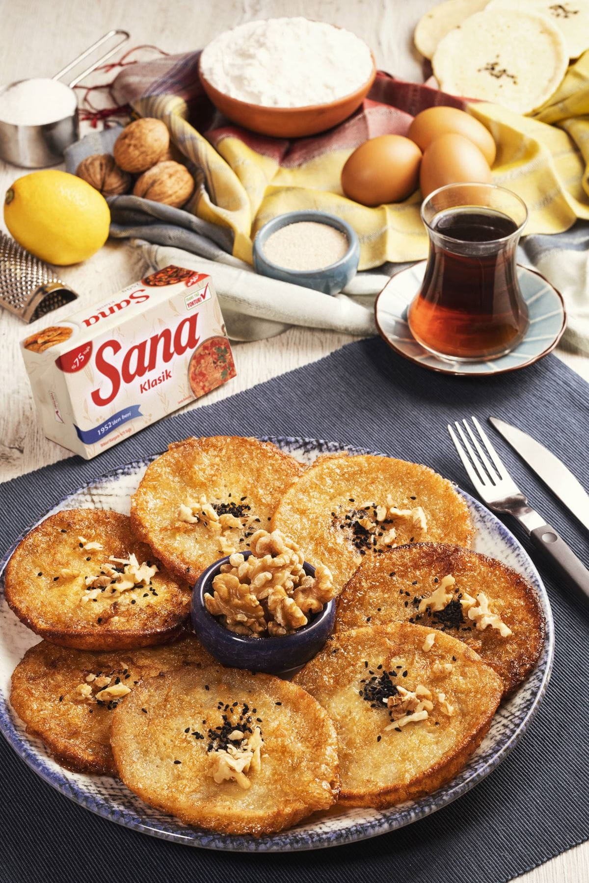 recipe image Yassı Kadayıf Tatlısı