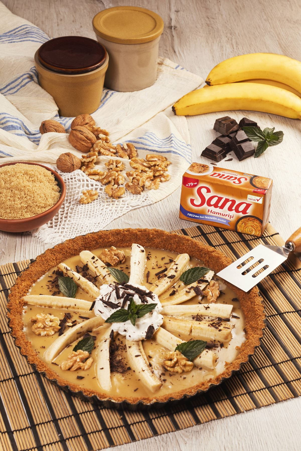recipe image Karamelli Muzlu Tart ( Banoffee Pie)