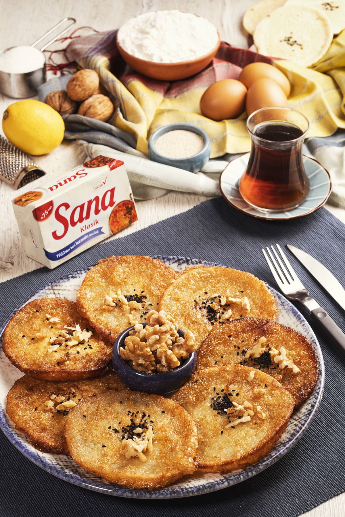 recipe image Yassı Kadayıf Tatlısı