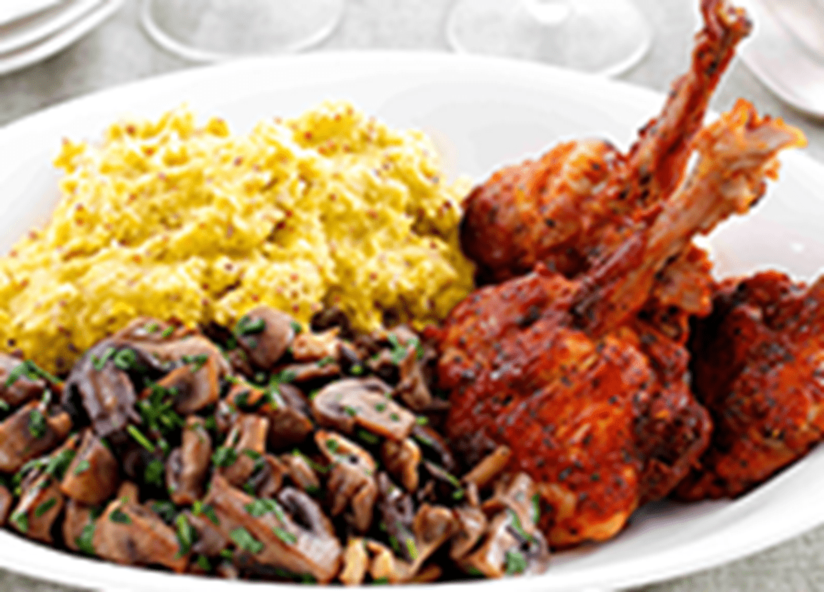 recipe image Fırında acılı yumuşacık tavuk baget